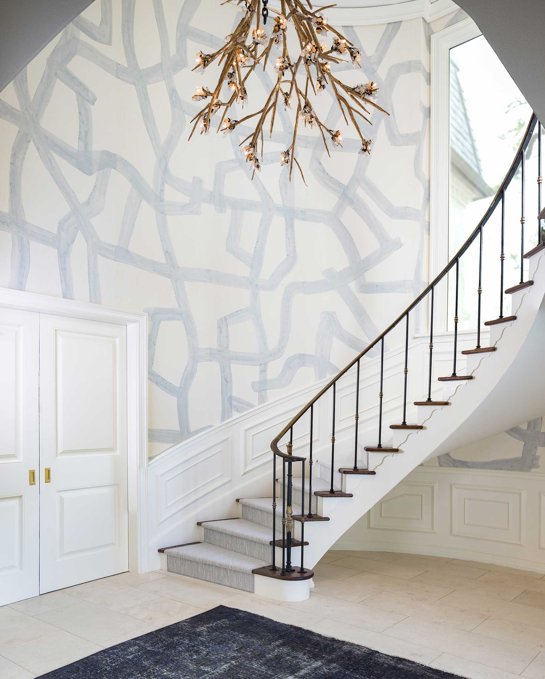 Kintsugi Hand Painted Wallcovering by Porter Teleo  Wescover Wall  Treatments