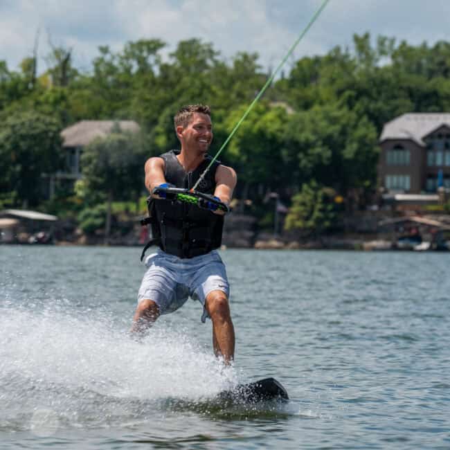 Speedboats allowed on Lake Winnebago offer an active lifestyle for residents. Photo by Gassmann Media