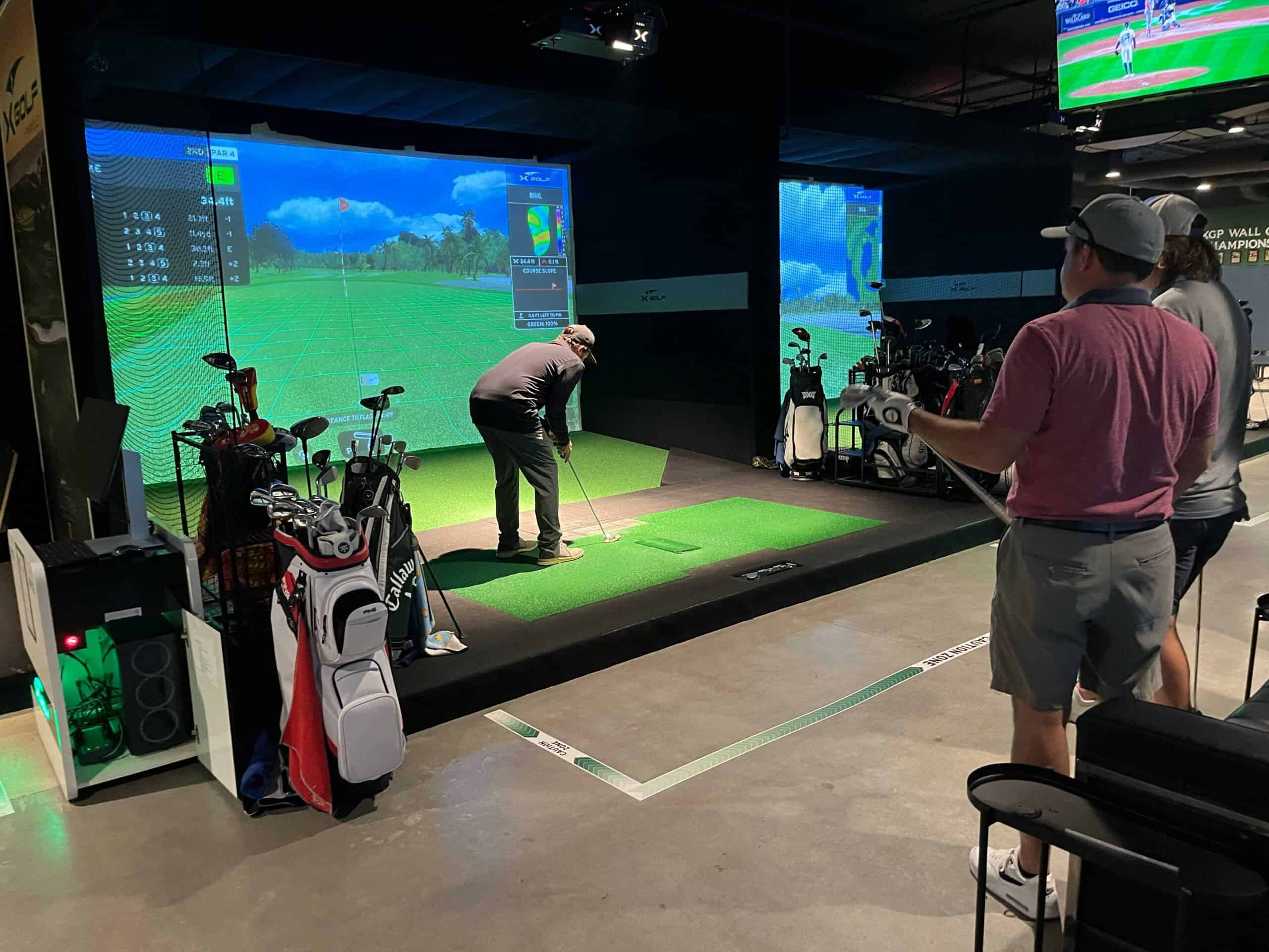 Golfers can practice anytime of year at Xgolf, which has two locations in KC, with friends and drinks. You can even book a lesson with a PGA pro.