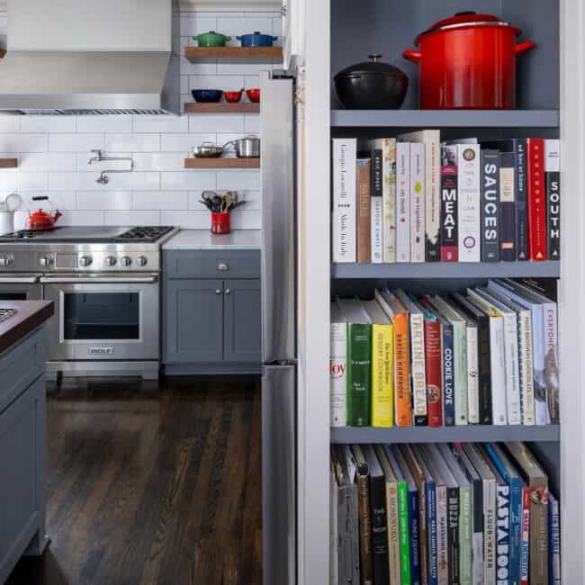 The Garreltses are also cookbook authors and have their favorite books handy.