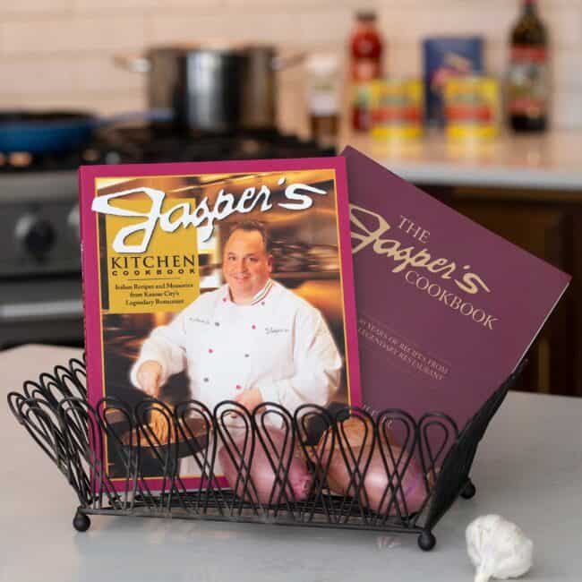 Mirabile has collected treasured family recipes from Jasper’s in two cookbooks.
